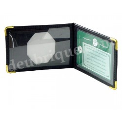 Cartera porta placa policia ref. 710