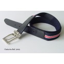 Cinturón lona elastica azul ref. 2002