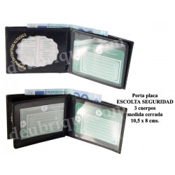 CARTERA ESCOLTA PRIVADA CON BILLETERA Ref. 736