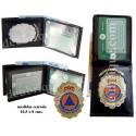 PLACA Y BILLETERA PROTECCION CIVIL REF. 736PROPL