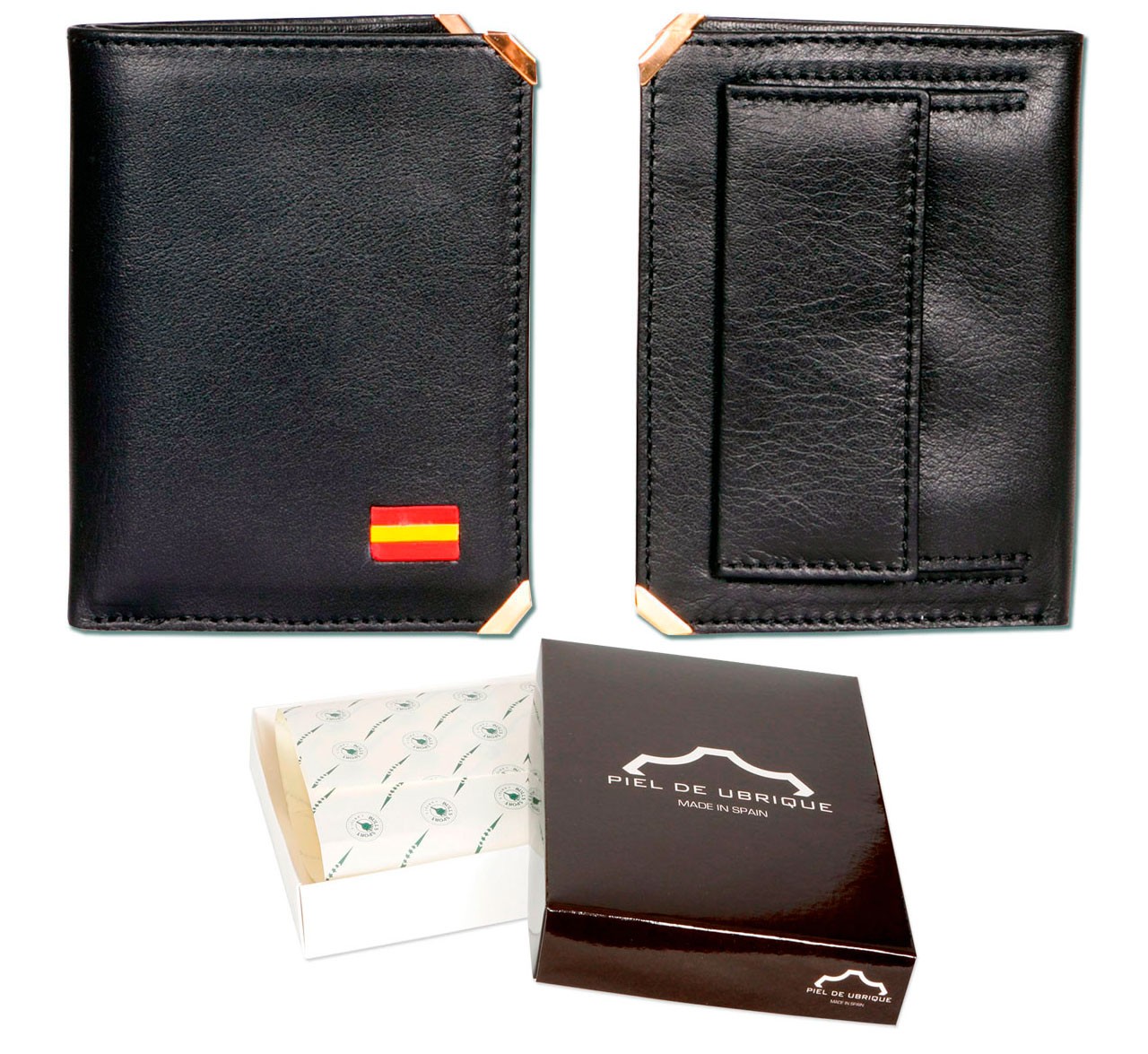 Cartera Policia Nacional con monedero Bandera de España - enpieldeubrique.com