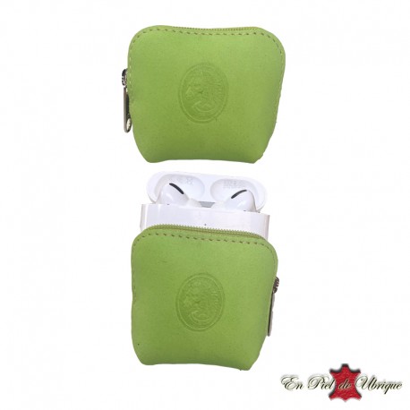 Porta Airpods VERDE PISTACHO